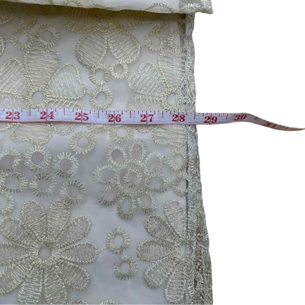 Flora Bea NYC NWT Beige Rosalie Lace Dress Size M C0584 - Picture 6 of 11